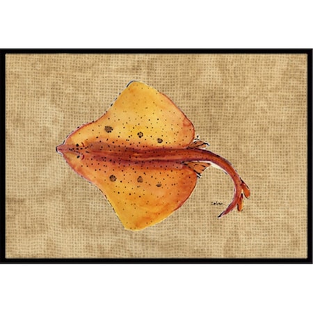 Carolines Treasures 18 x 27 In. Blonde Ray Stingray Indoor or Outdoor Mat 8815MAT